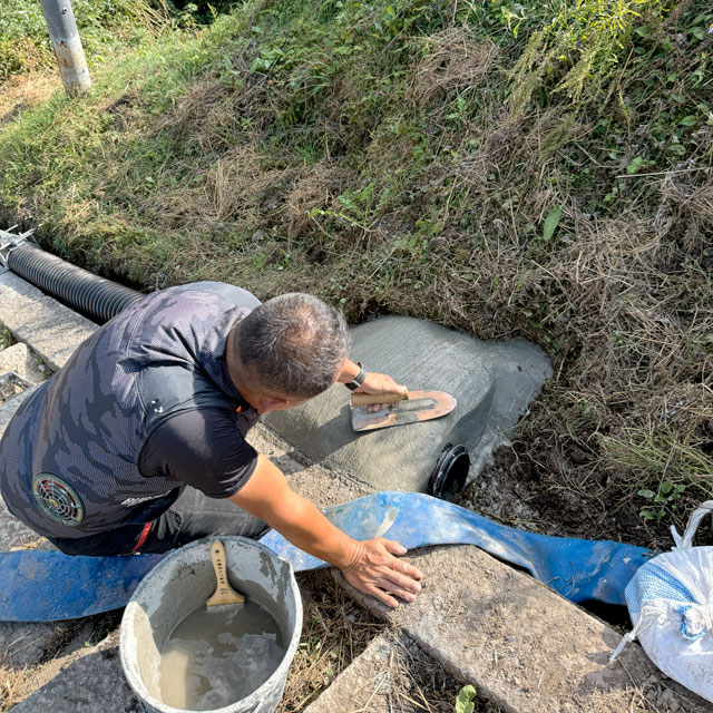 土木工事作業風景